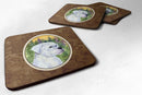 Boxer Foam Coasters Set of 4 Cup Coasters for Indoor Outdoor, Tabletop Protection, Anti Slip, Mouse pad Material
