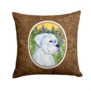 Boxer Decorative Throw Pillow 14x14 Indoor Outdoor Accent Cushion, Fabric Cover with Insert for Sofa, Bed, Porch & Living Room