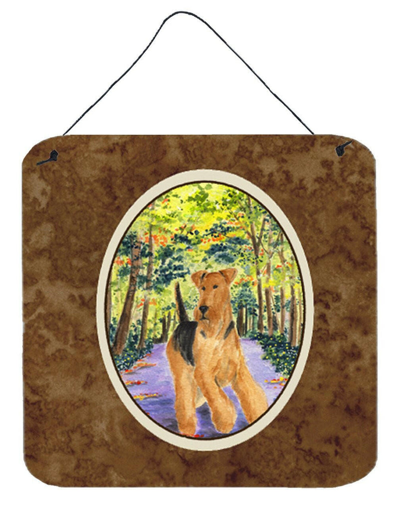 Airedale Aluminium Metal Wall or Door Hanging Prints