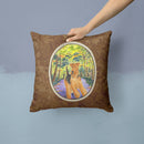 Airedale Throw Pillow - 14x14 Decorative Pillow – Art for Your Home & Patio