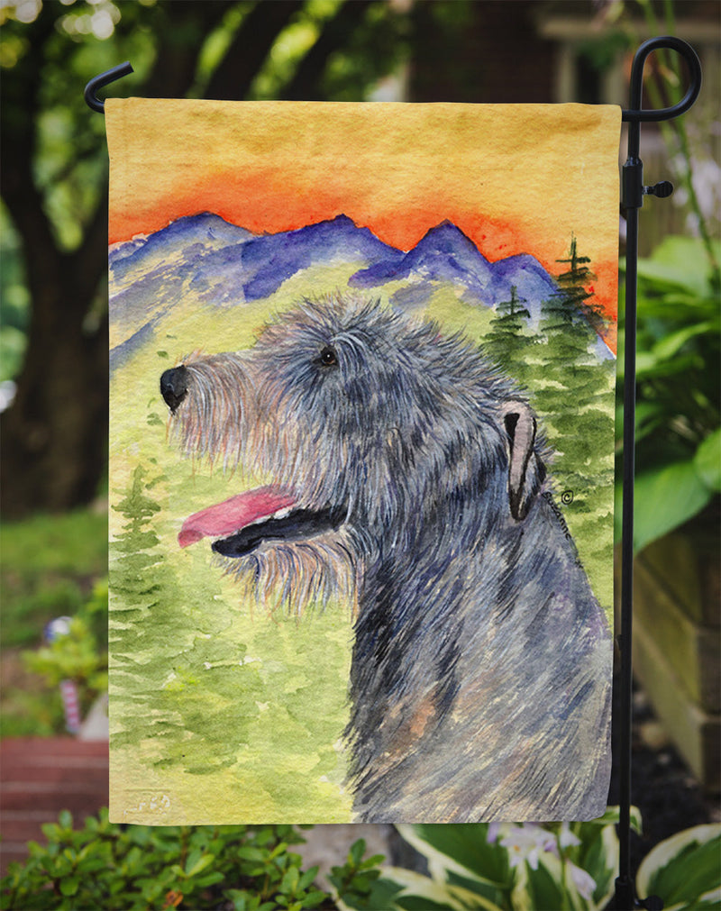 Irish Wolfhound Flag Garden Size