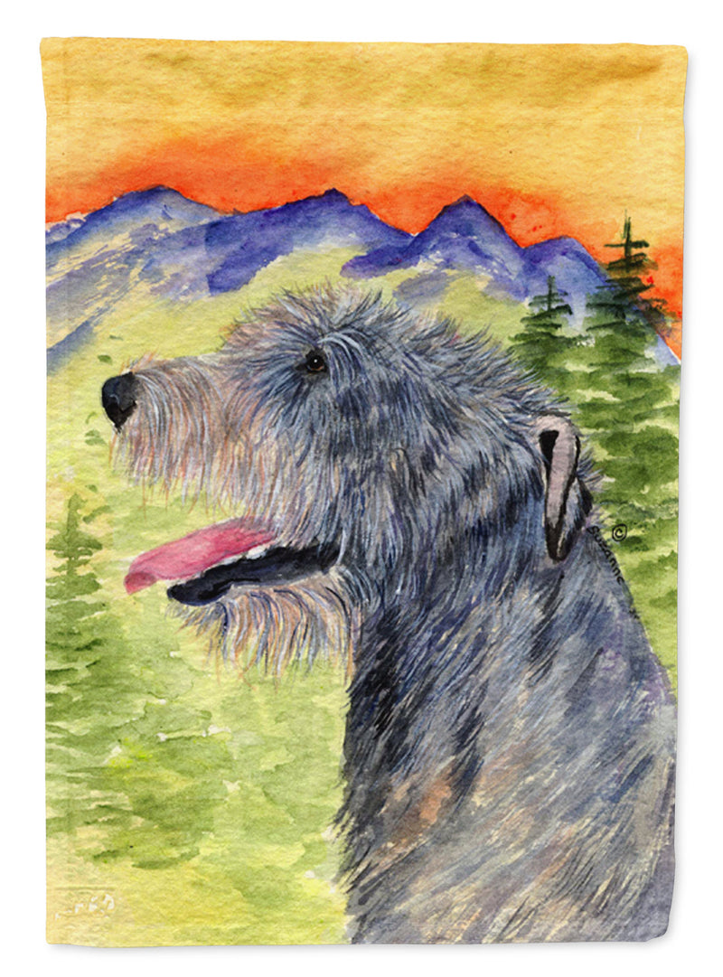 Irish Wolfhound Flag Garden Size