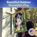 Greater Swiss Mountain Dog House Flag 28x40 Porch Sleeve Pole Decorative Outside Yard Banner Artwork Wall Hanging, Polyester