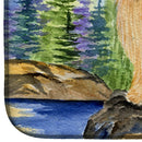 Afghan Hound Dish Drying Mat – Absorbent, Artistic Kitchen Essentials SS8220DDM