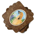 Afghan Hound Coasters - Set of 4 Lightweight Foam, Absorbent Drink Coasters