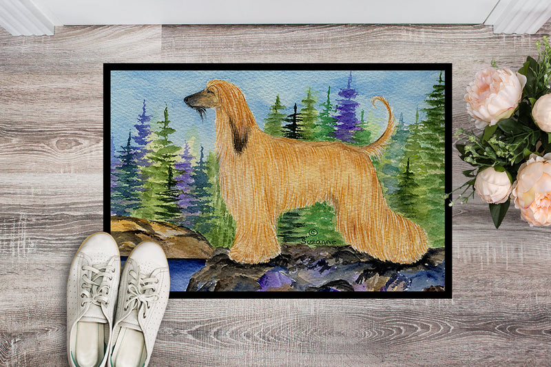 Afghan Hound Doormat - 24x36 Decorative Floor Mat – Indoor/Outdoor Rug with Artistic Flair Doormat