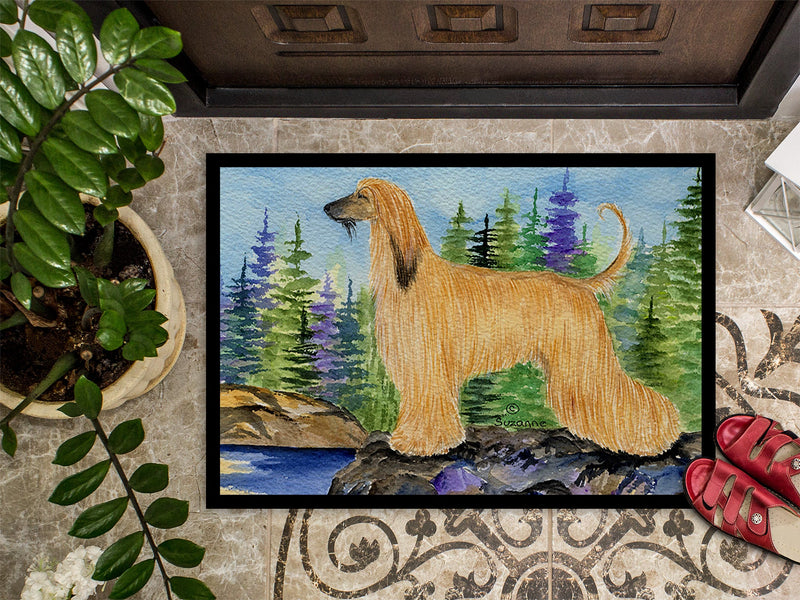 Afghan Hound Doormat - 24x36 Decorative Floor Mat – Indoor/Outdoor Rug with Artistic Flair Doormat