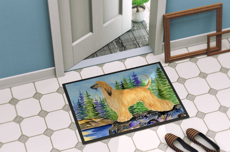 Afghan Hound Doormat - 24x36 Decorative Floor Mat – Indoor/Outdoor Rug with Artistic Flair Doormat