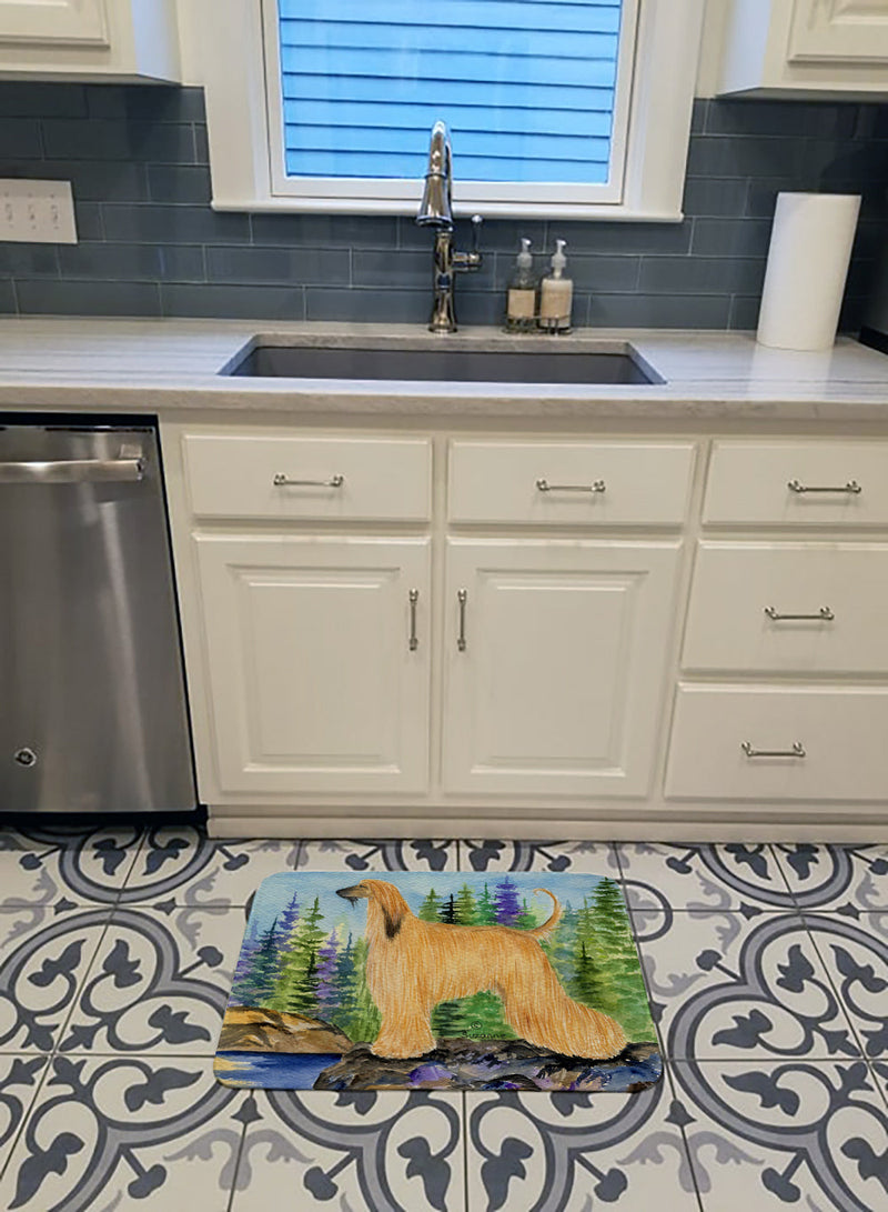 Afghan Hound Machine Washable Memory Foam Mat SS8220RUG