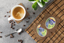 Cesky Terrier Foam Coasters Set of 4 Cup Coasters for Indoor Outdoor, Tabletop Protection, Anti Slip, Mouse pad Material