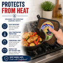 Cane Corso Pot Holder Set of 2 Heat Resistant Quilted Hot Pads 7.5 x 7.5 Inch, Insulated Kitchen Trivets for Cooking & Baking