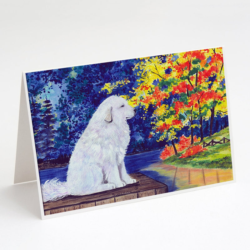 Great Pyrenees Greeting Cards and Envelopes Pack of 8