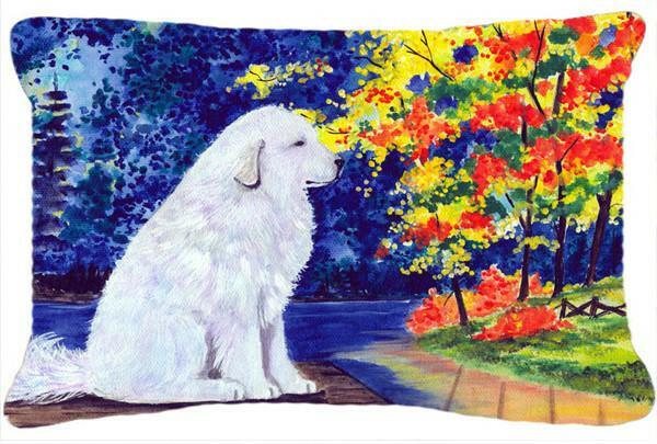 Great Pyrenees Decorative   Canvas Fabric Pillow