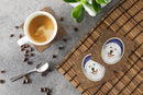 Great Pyrenees Foam Coasters Set of 4 Cup Coasters for Indoor Outdoor, Tabletop Protection, Anti Slip, Mouse pad Material