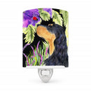 Gordon Setter Ceramic Night Light Compact, UL-Certified, Ideal for Bedroom, Bathroom, Nursery, Hallway, Kitchen, 6x4x3, Multicolor