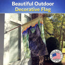 French Bulldog House Flag 28x40 Porch Sleeve Pole Decorative Outside Yard Banner Artwork Wall Hanging, Polyester