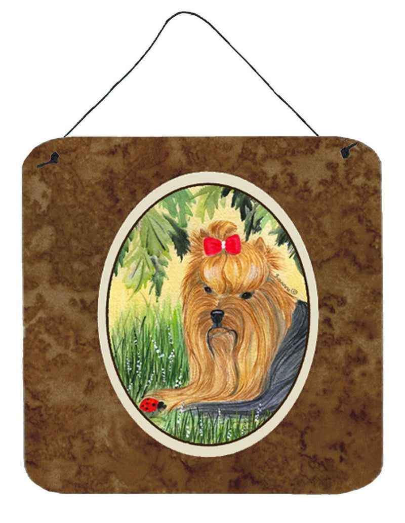 Yorkie Aluminium Metal Wall or Door Hanging Prints