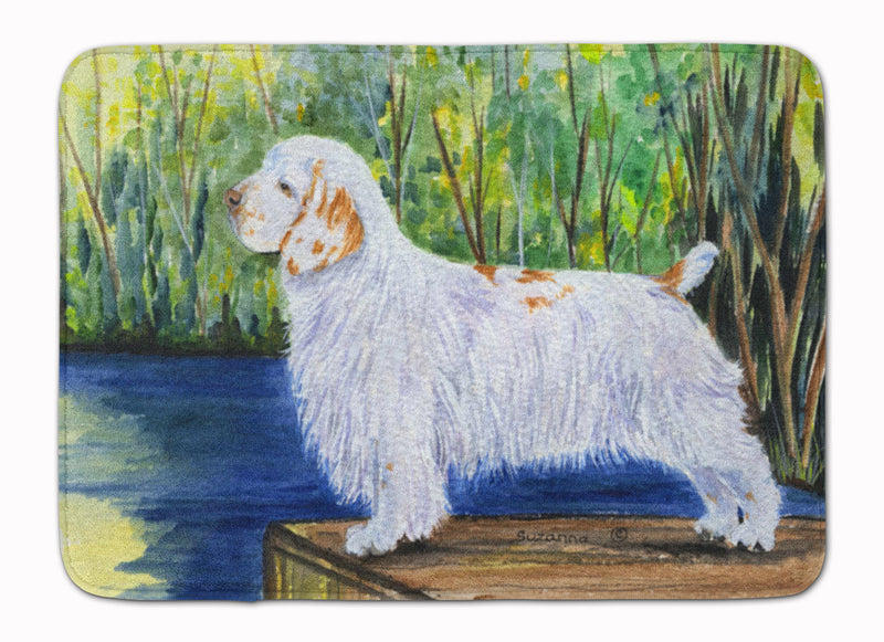 Clumber Spaniel Machine Washable Memory Foam Mat SS8261RUG