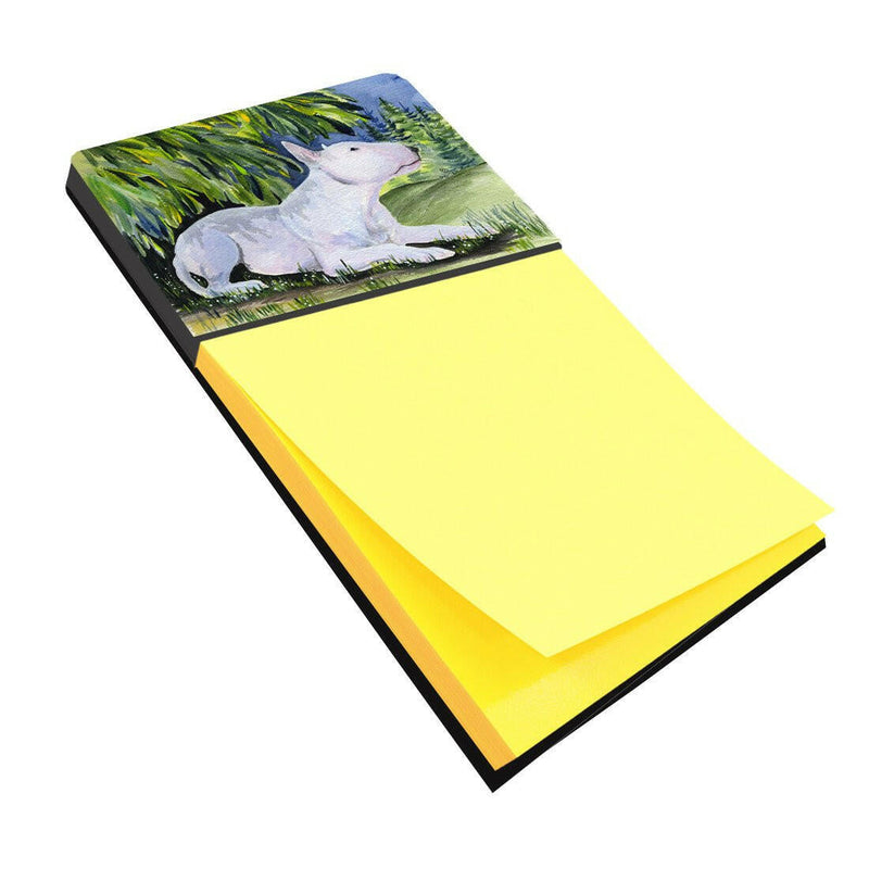 Bull Terrier Refiillable Sticky Note Holder or Note Dispenser SS8266SN