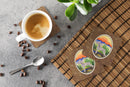 Weimaraner Foam Coasters Set of 4 Cup Coasters for Indoor Outdoor, Tabletop Protection, Anti Slip, Mouse pad Material