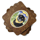 Shiba Inu Foam Coasters Set of 4 Cup Coasters for Indoor Outdoor, Tabletop Protection, Anti Slip, Mouse pad Material