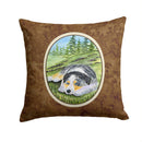 Australian Shepherd Decorative Throw Pillow 14x14 Indoor Outdoor Accent Cushion, Fabric Cover with Insert for Sofa, Bed, Porch & Living Room