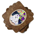 Maltese Coasters - Set of 4 Lightweight Foam, Absorbent Drink Coasters
