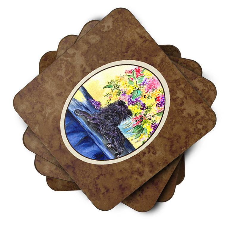 Affenpinscher Coasters - Set of 4 Lightweight Foam, Absorbent Drink Coasters