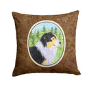 Australian Shepherd Decorative Throw Pillow 14x14 Indoor Outdoor Accent Cushion, Fabric Cover with Insert for Sofa, Bed, Porch & Living Room