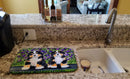 Bernese Mountain Dog Dish Drying Mat Absorbent Dish Drying Mat Pad for Kitchen Counter Dish Drainer Mat for Countertop, 14 x 21", Multicolor