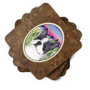 Boston Terrier Coasters - Set of 4 Lightweight Foam, Absorbent Drink Coasters