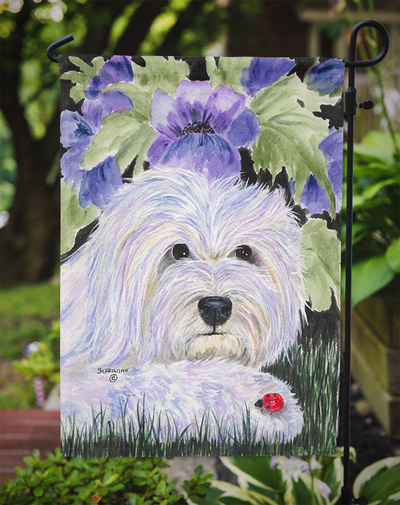 Coton de Tulear Flag Garden Size