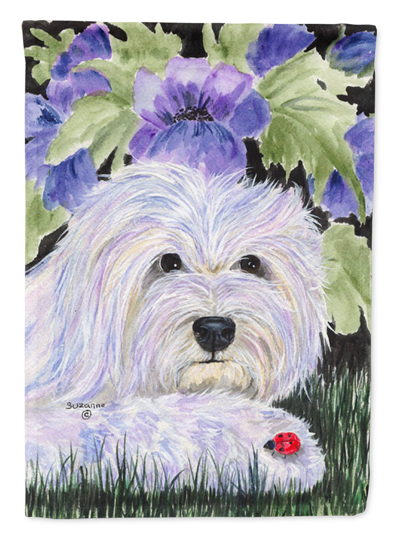 Coton de Tulear Flag Garden Size