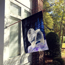 Starry Night Keeshond Flag Canvas House Size