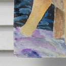 Starry Night Airedale House Flag 28x40 Porch Sleeve Pole Decorative Outside Yard Banner Artwork Wall Hanging, Polyester