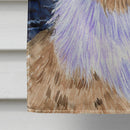 Starry Night Australian Shepherd House Flag 28x40 Porch Sleeve Pole Decorative Outside Yard Banner Artwork Wall Hanging, Polyester