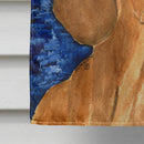 Starry Night Dachshund House Flag 28x40 Porch Sleeve Pole Decorative Outside Yard Banner Artwork Wall Hanging, Polyester