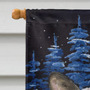 Starry Night Cat - Birman House Flag 28x40 Porch Sleeve Pole Decorative Outside Yard Banner Artwork Wall Hanging, Polyester