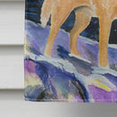 Starry Night Australian Cattle Dog House Flag 28x40 Porch Sleeve Pole Decorative Outside Yard Banner Artwork Wall Hanging, Polyester