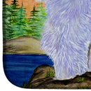 Westie Dish Drying Mat Absorbent Dish Drying Mat Pad for Kitchen Counter Dish Drainer Mat for Countertop, 14 x 21", Multicolor
