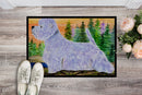 Westie Doormat Indoor Outdoor 24H X 36W Front Door Mat Rugs for Entryway, Non Slip Washable Low Pile,