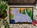Westie Doormat Indoor Outdoor 24H X 36W Front Door Mat Rugs for Entryway, Non Slip Washable Low Pile,
