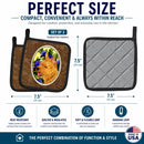 Norwich Terrier Pot Holder Set of 2 Heat Resistant Quilted Hot Pads 7.5 x 7.5 Inch, Insulated Kitchen Trivets for Cooking & Baking