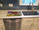 Chesapeake Bay Retriever Dish Drying Mat Absorbent Dish Drying Mat Pad for Kitchen Counter Dish Drainer Mat for Countertop, 14 x 21", Multicolor