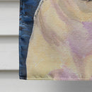Starry Night Mastiff House Flag 28x40 Porch Sleeve Pole Decorative Outside Yard Banner Artwork Wall Hanging, Polyester