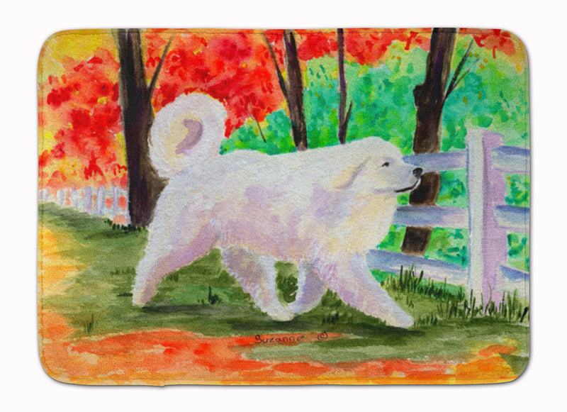 Great Pyrenees Machine Washable Memory Foam Mat SS8472RUG