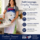 Great Pyrenees Apron Cooking Kitchen Server Baking Crafts Gardening for Adult Women Men, Unisex, Large, Multicolor