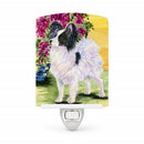 Papillon Ceramic Night Light Compact, UL-Certified, Ideal for Bedroom, Bathroom, Nursery, Hallway, Kitchen, 6x4x3, Multicolor