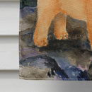Starry Night Chow Chow House Flag 28x40 Porch Sleeve Pole Decorative Outside Yard Banner Artwork Wall Hanging, Polyester