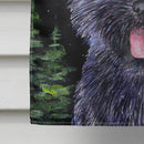 Starry Night Cairn Terrier House Flag 28x40 Porch Sleeve Pole Decorative Outside Yard Banner Artwork Wall Hanging, Polyester